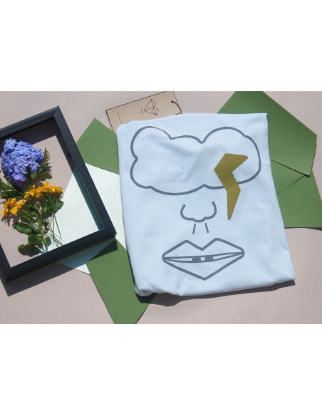 Camiseta Néboa Azul