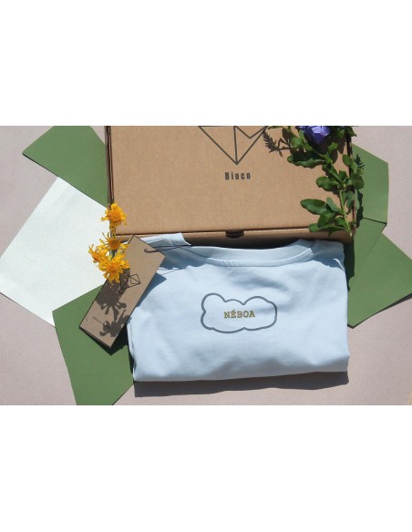 Camiseta Néboa Azul